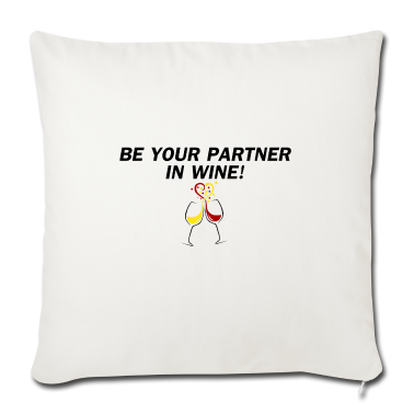 Partner Kissenbezug - Weingeschenk SEIN PARTNER IN WEIN!