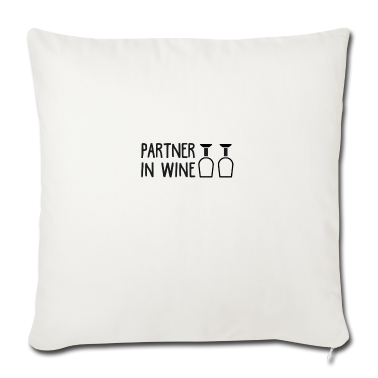 Partner Kissenbezug - Partner in wine