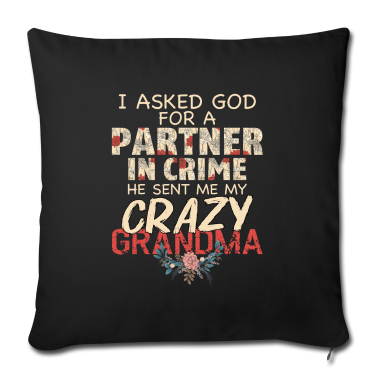 Partner Kissenbezug - Partner in Crime Crazy Grandma