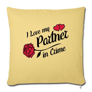 Partner Kissenbezug - i love partner in crime