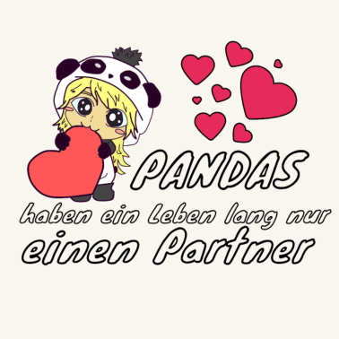 Motiv Pandas haben ein Leben lang nur einen Partner