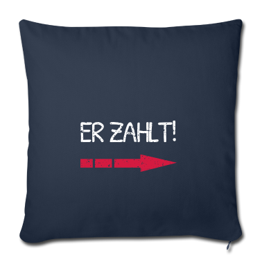 Partner Kissenbezug - Er zahlt! Lustiges Partner Shirt