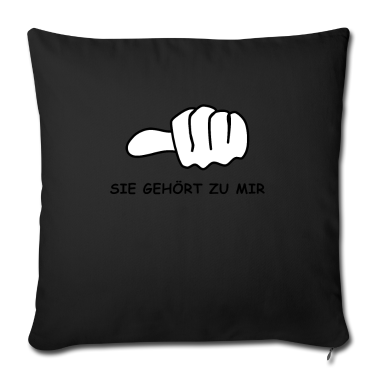 Partner Kissenbezug - Sie gehört zu mir! Lustiges Partner Geschenk