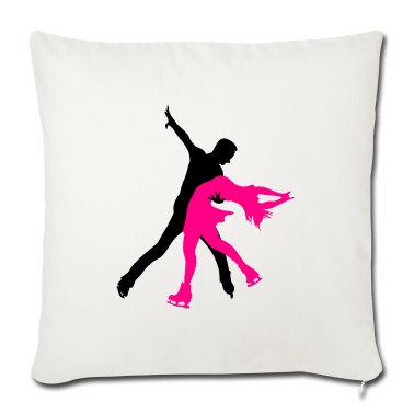 Partner Kissenbezug - Eiskunstlauf Schlittschuhe Paar Partner