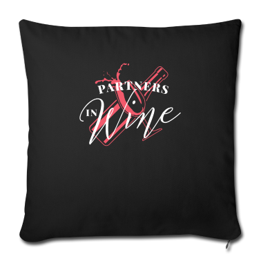 Partner Kissenbezug - Partner In Wein Lustiges Paar Partner Verliebte