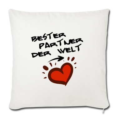 Partner Kissenbezug - Bester Partner der Welt - Coupleshirt