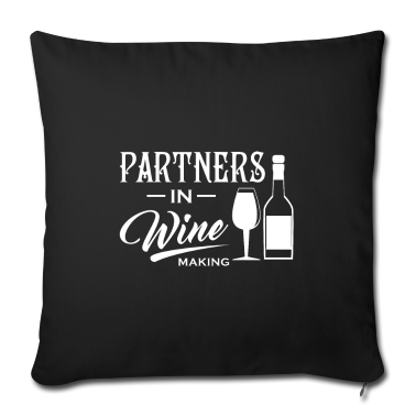 Partner Kissenbezug - Wein Partner Weinmacher Weinglas