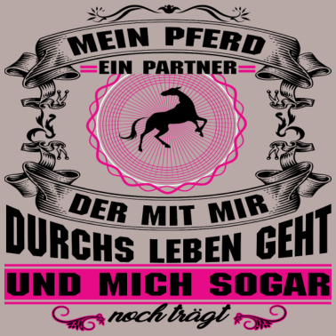 Motiv Mein Pferd - Ein Partner T-Shirt