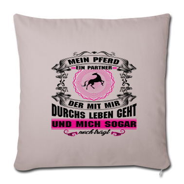 Partner Kissenbezug - Mein Pferd - Ein Partner T-Shirt