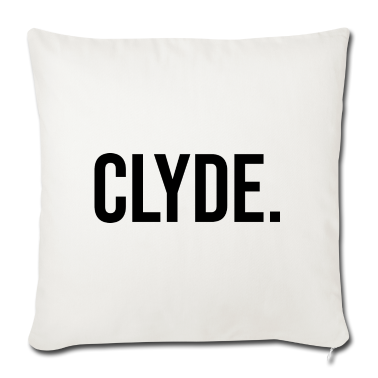 Partner Kissenbezug - Partnerlook Partner Clyde - schwarz