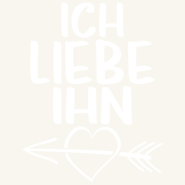 Motiv Ich liebe ihn - Partnerlook Partner Shirt