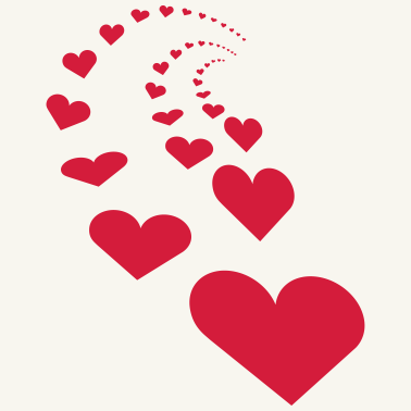 Motiv Herzen für Partner und Singles