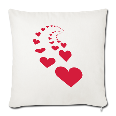 Partner Kissenbezug - Herzen für Partner und Singles