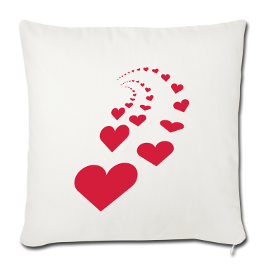 Partner Kissenbezug - Herzen für Partner und Singles