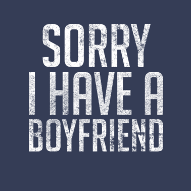 Motiv Entschuldigung, ich habe einen Freund