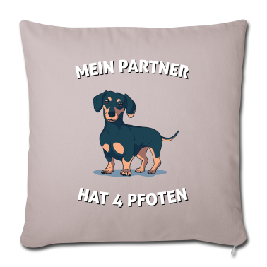 Partner Kissenbezug - Mein Partner Hat 4 Pfoten Dackel