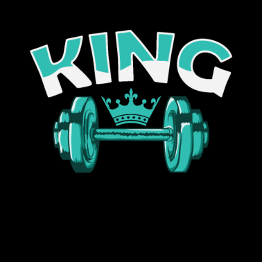 Motiv King Partner mit Hantel