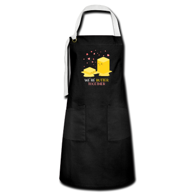 Partner Sch&uuml;rze - Valentinstag Spruch Geschenk Partner