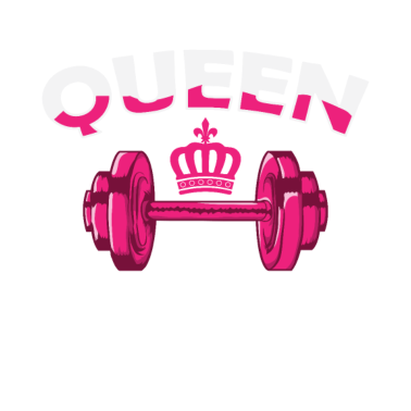 Motiv Queen Partner mit Hantel