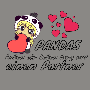 Motiv Pandas haben ein Leben lang nur einen Partner