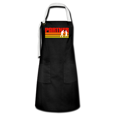 Partner Sch&uuml;rze - Retro Partner Gift Idea