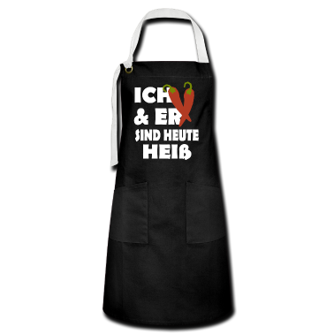 Partner Sch&uuml;rze - Partnerdesign tanze Partner Geschenkidee