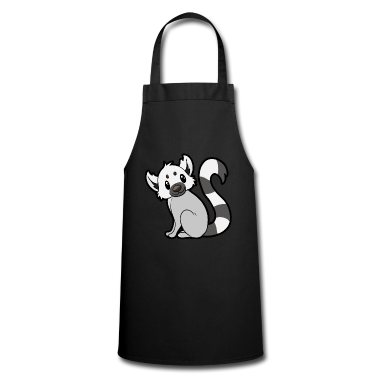 Partner Sch&uuml;rze - Lemurpaar für Partner - Männlich