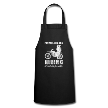 Partner Sch&uuml;rze - Vater Sohn Reiten Partner