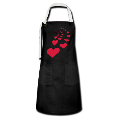 Partner Sch&uuml;rze - Herzen für Partner und Singles