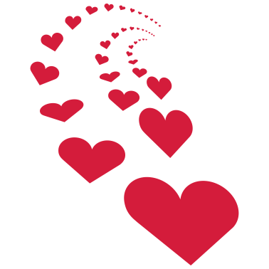 Motiv Herzen für Partner und Singles