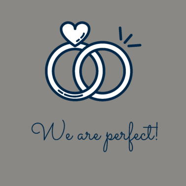 Motiv Wir sind Perfekt! Partner Geschenk Geschenkidee