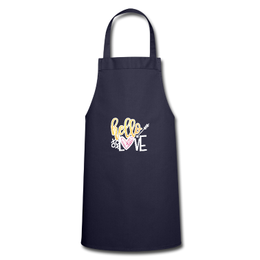 Partner Sch&uuml;rze - hello love Valentinstag Geschenk Partner