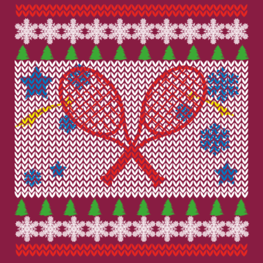 Motiv christmas weihnachten geschenk partner TENNIS