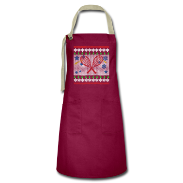 Partner Sch&uuml;rze - christmas weihnachten geschenk partner TENNIS