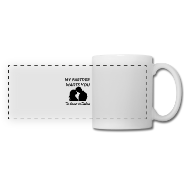 Partner Tasse - mein Partner will dich