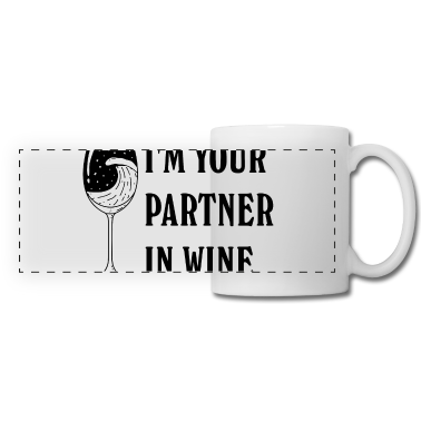Partner Tasse - Ich bin dein Partner im Wei IM YOUR PARTNER IN WIN
