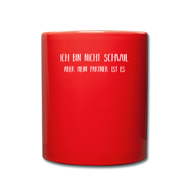 Partner Tasse - Ich bin nicht schwul aber mein partner ist es