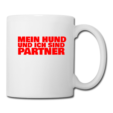 Partner Tasse - Mein Hund und ich sind Partner