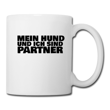 Partner Tasse - Mein Hund und ich sind Partner