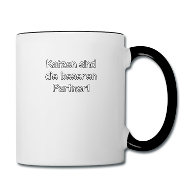 Partner Tasse - Katzen sind die besseren Partner
