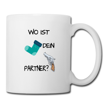 Partner Tasse - Wo ist dein Partner? Geschenk