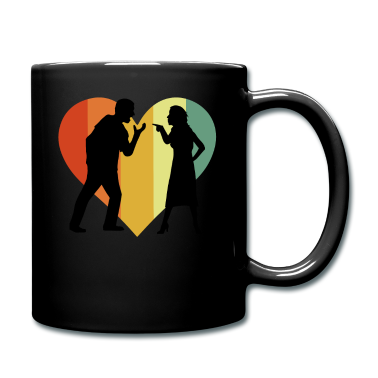Partner Tasse - Retro Partner Heart