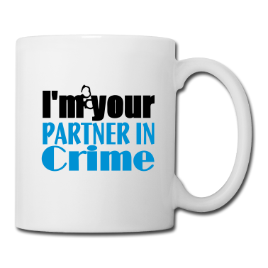 Partner Tasse - Partner In Crime Geschenk