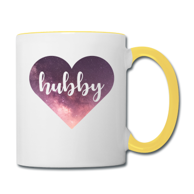 Partner Tasse - Hubby Galaxy Herz