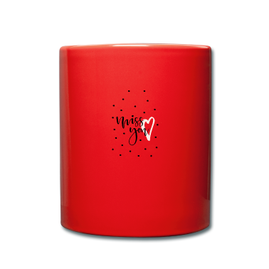 Partner Tasse - Miss you Ich vermisse dich Liebe Love Beziehung