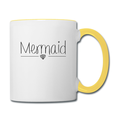 Partner Tasse - Mermaid schwarz