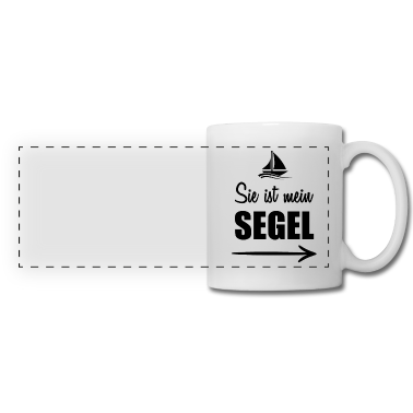 Partner Tasse - Sie ist mein Segel Partner Look