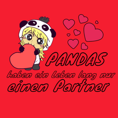 Motiv Pandas haben ein Leben lang nur einen Partner