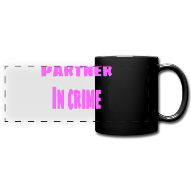 Partner Tasse - Partner in Verbrechensrosa