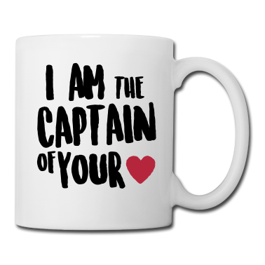 Partner Tasse - i am the captain of your heart